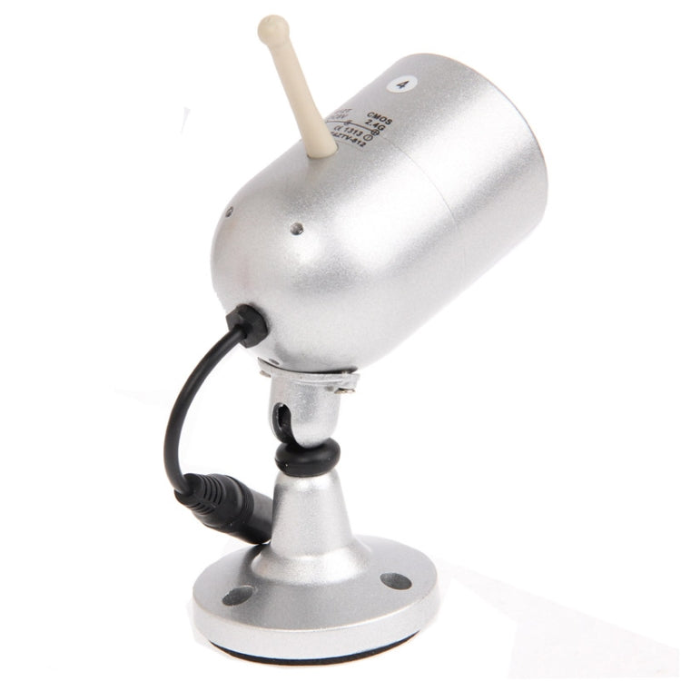 2.4G Wireless Receiver and Waterproof Camera 11 LED, Built in Microphone for Audio Monitoring, Support Night Vision (Effective Range:7m), Max Support 4 Cameras