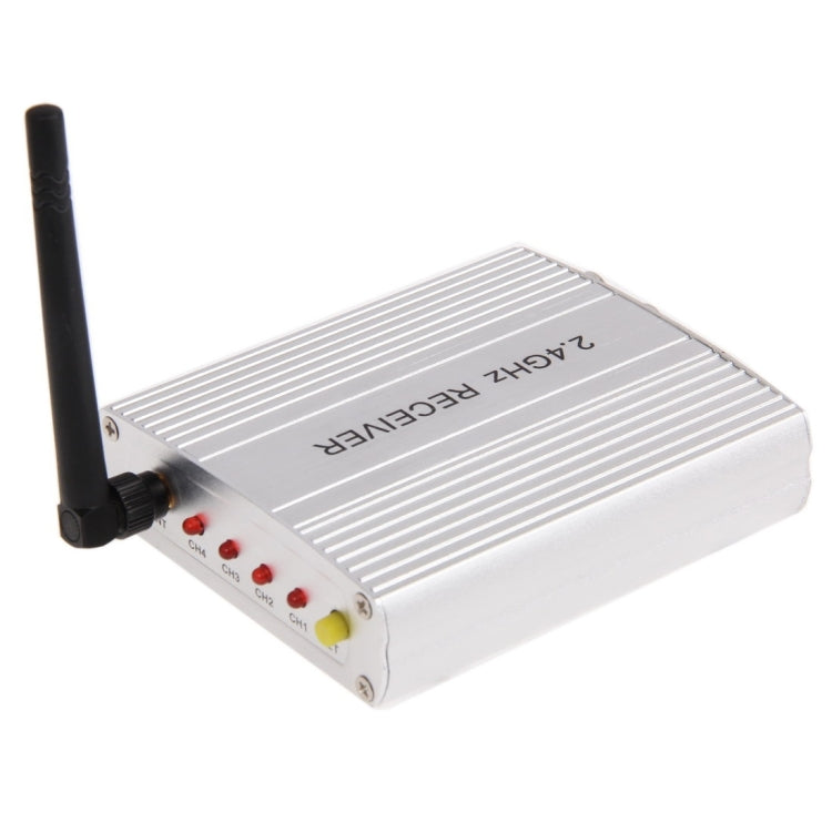 2.4G Wireless Hidden Clock Style Camera and Receiver, Built in microphone for audio monitoring, Max support 4 camera