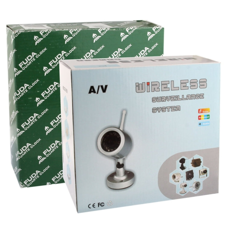 Wall Hanging Clock Hidden Camera & 2.4 Wireless receiver, Built in microphone for audio monitoring, Max support 4 camera (Clock Random Color Delivery)