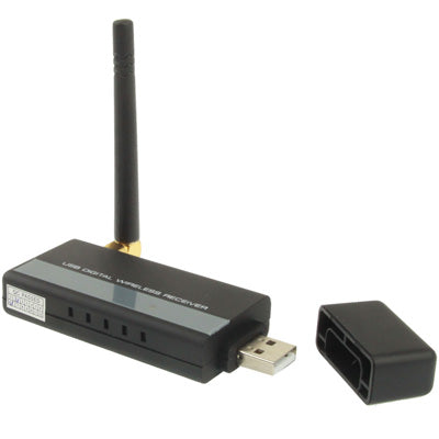 2.4GHz USB DVR Digital Wireless 4 x IR Camera Security System (W701DK1)(Black)