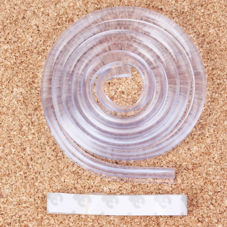 Baby Safety Desk Table Edge Guard Soft Edge Cushion, Length: 1m(Transparent)