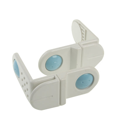 2x Door Fridge Drawers Cabinet Safety Lock(White)