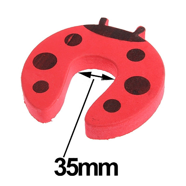 Cartoon Child Safety Gate Card / EVA Door Stopper(Red)