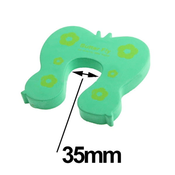 Cartoon Child Safety Gate Card / EVA Door Stopper(Green)