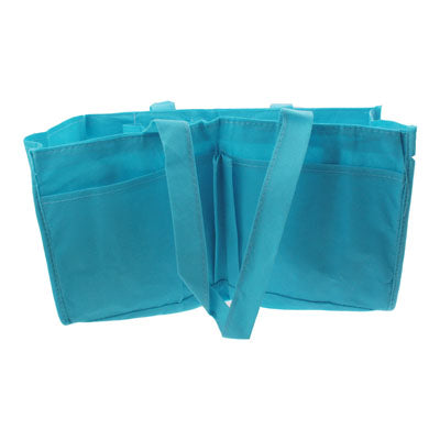 Double-Deck Non-Woven Fabric Mommy Diaper Hand Bag with 7 Compartments