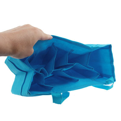 Double-Deck Thickened Non-Woven Fabric Mommy Diaper Hand Bag with 7 Compartments