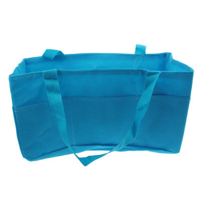 Double-Deck Thickened Non-Woven Fabric Mommy Diaper Hand Bag with 7 Compartments