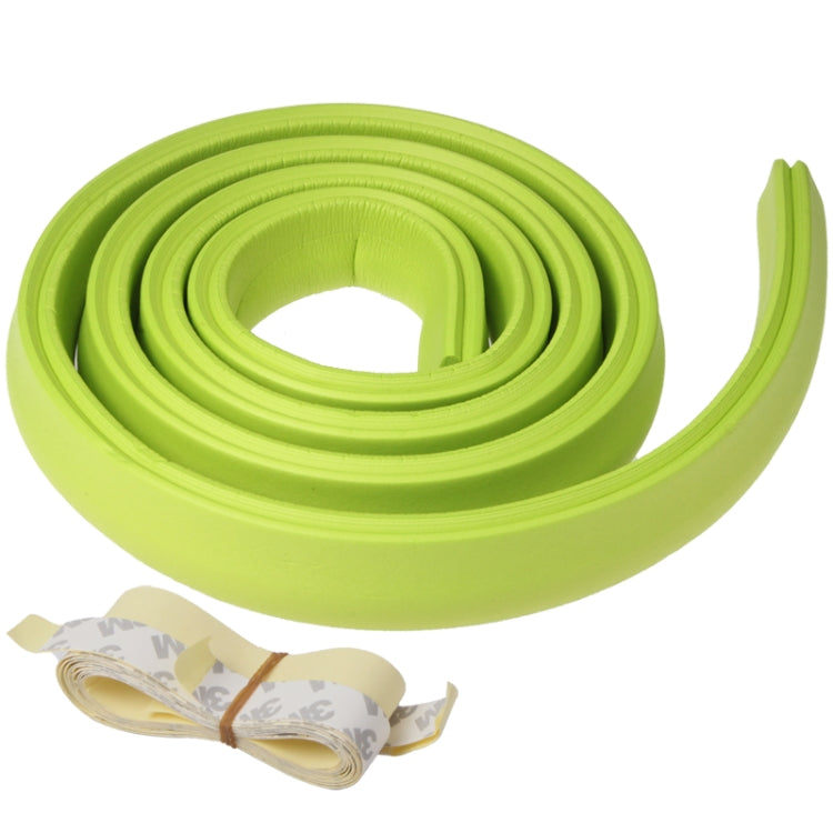 U Closed Design Baby Table Edge Guard Soft Edge Cushion, Length: 2m(Green)