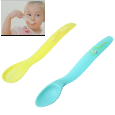 Heat Discoloration Milk Spoon for Baby Use (Random Color Delivery)
