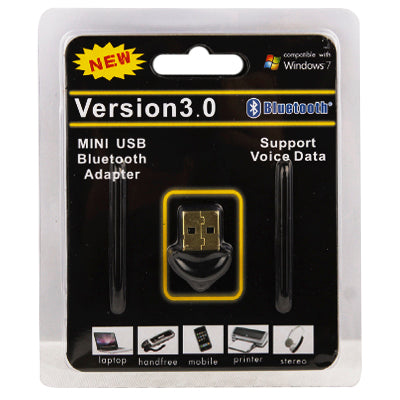 Driveless Bluetooth V3.0 USB Dongle (Adapter) with HS Compliant ,Plug & Play