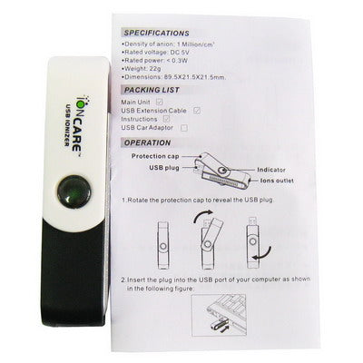 USB Ionic Air Purifier