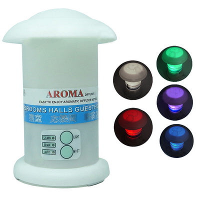 5 Colors Car Ultrasonic Aroma Diffuser Air Humidifier(White)