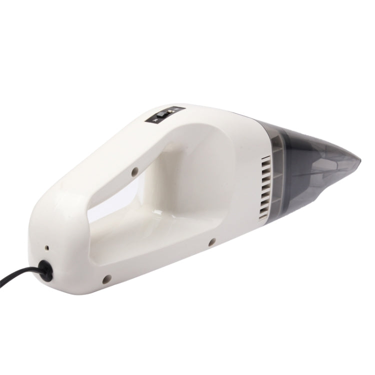 DBL-370 Mini DC 12V High-Power Wet and Dry Portable Car Vacuum Cleaner(White)