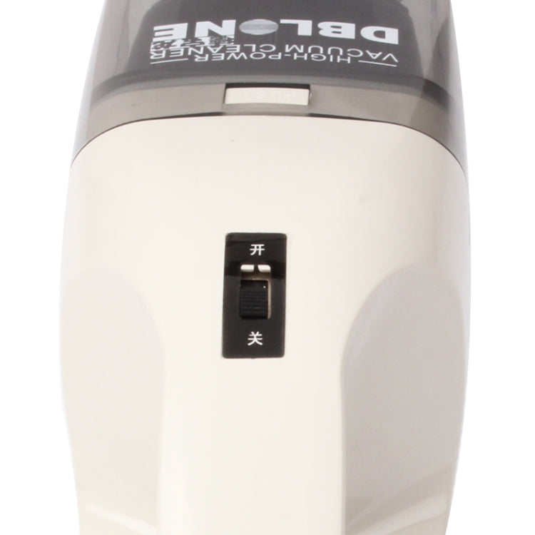 DBL-370 Mini DC 12V High-Power Wet and Dry Portable Car Vacuum Cleaner(White)