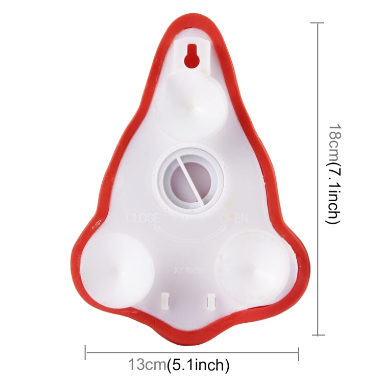 Nose Shaped Shower Gel Dispenser with 3 Suction Cups, Capacity: 280mL