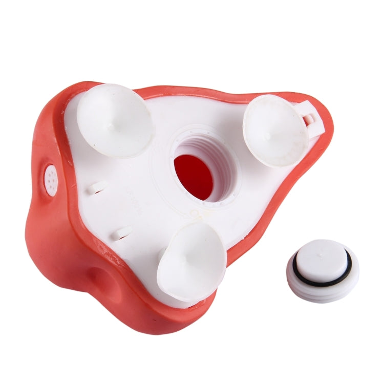 Nose Shaped Shower Gel Dispenser with 3 Suction Cups, Capacity: 280mL