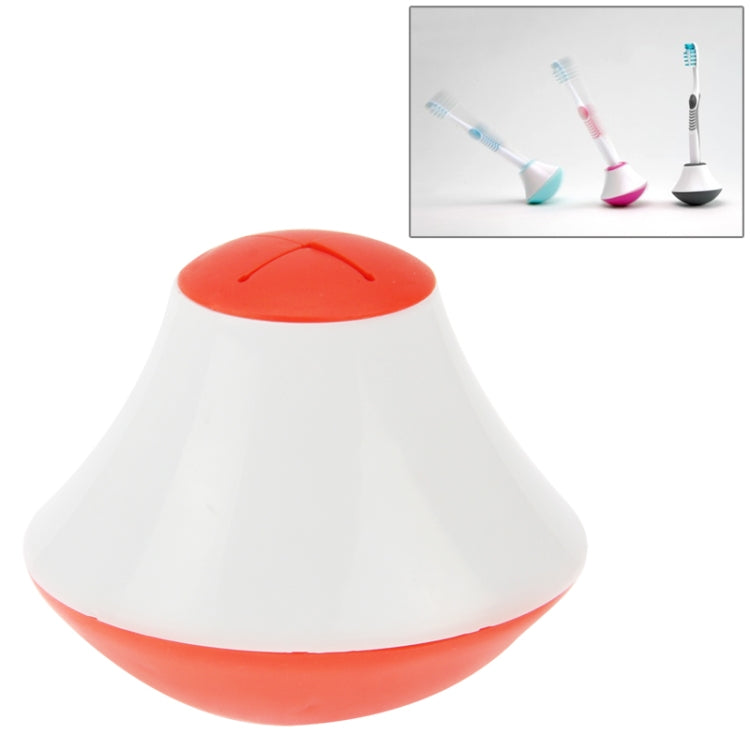 Novel Bobble Brush Tumbler Brush Toothbrush Rack Portable Sucker Suction Holder (Random Color Delivery)