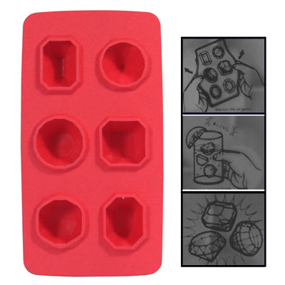 Cool Jewels Dazzling Diamond Ice Cube Tray (Random Color Delivery)