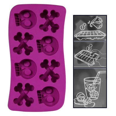 Skeletal Style Ice Cube Tray (Random Color Delivery)