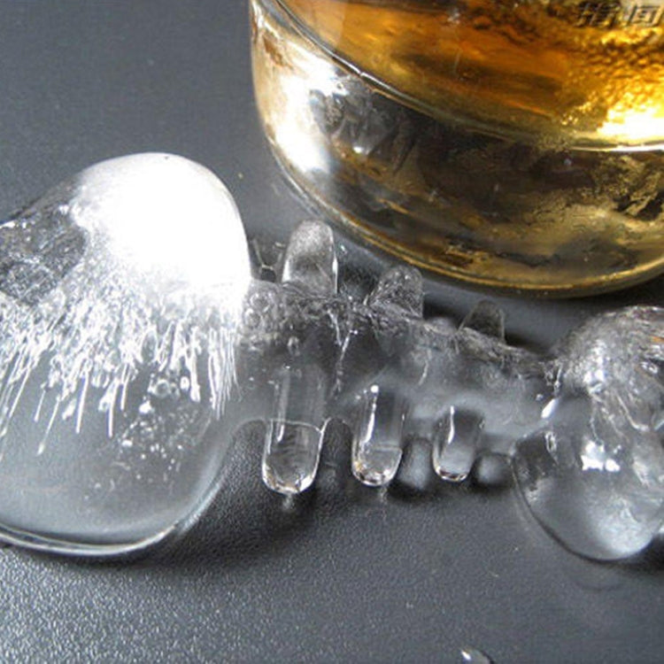 Silicone Fish Bone Shaped Ice Cube Trays Mold (Random Color Delivery)