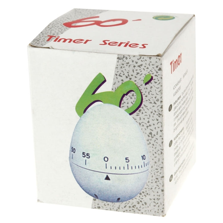 Egg Shape Kitchen Countdown Timer(White)