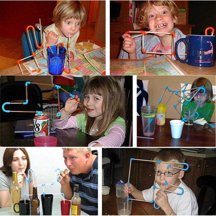 DIY Crazy Fun Drinking Straw Set (30 Parts)