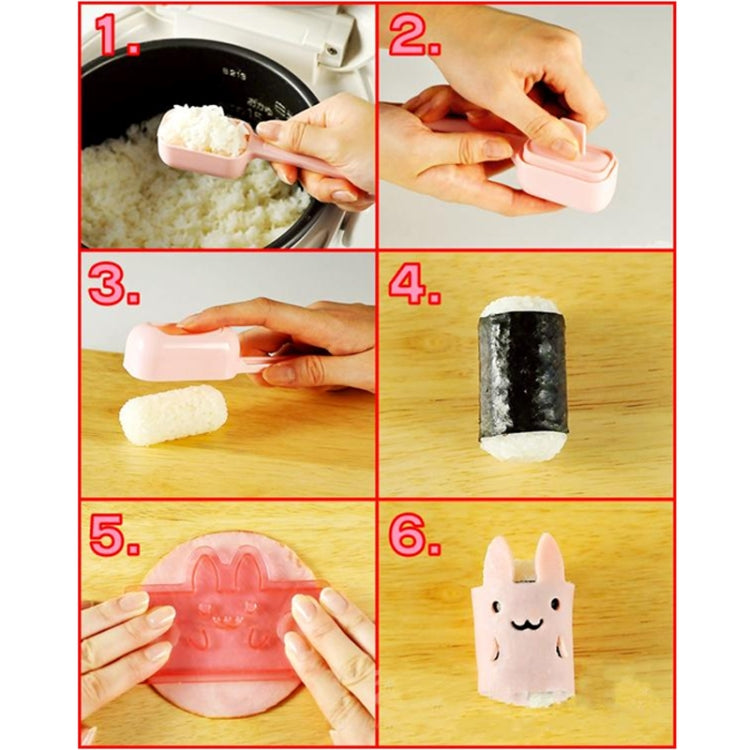 Lovely Animal Roll Rice Sushi Mould Set