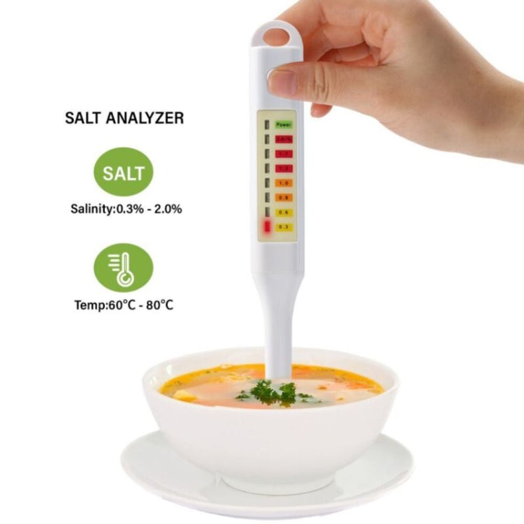 Salinity Analyzer Meter Salty Check Food Salinometer Waterproof Salt Tester (NS01)