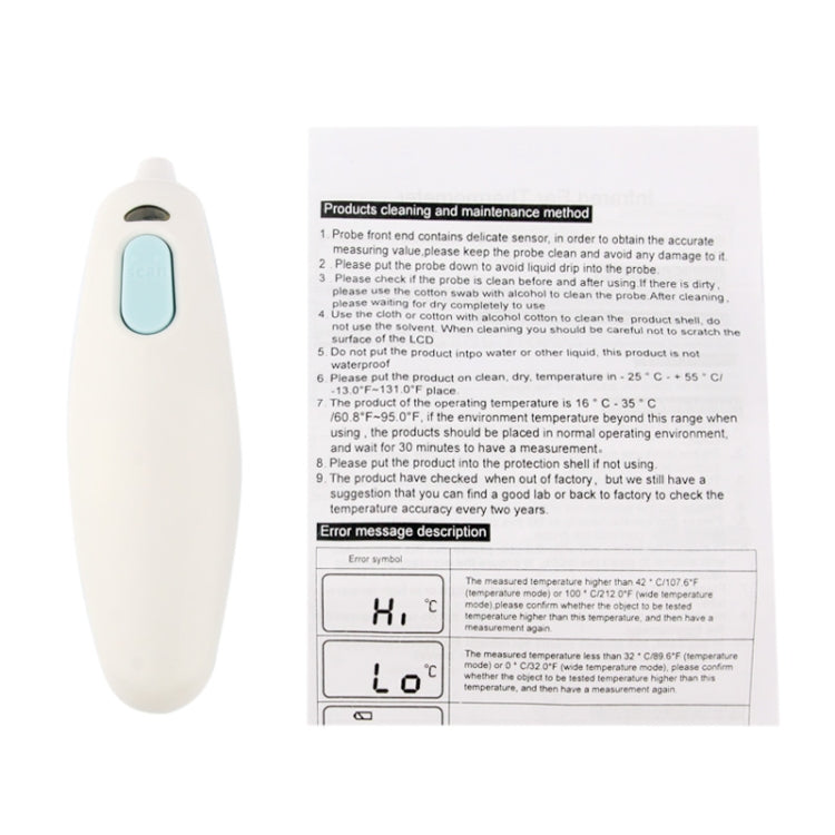 Mini LCD Digital Infra-Red Ear Thermometer for Baby