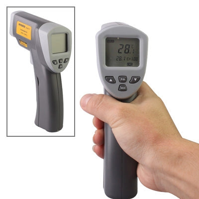Infrared Thermometer, Temperature Range: - 50℃ ~ 850℃(Grey)