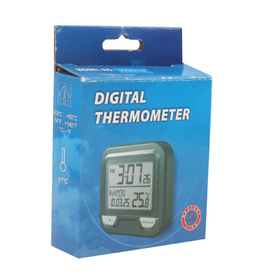 Digital Indoor Thermometer with Clock / Alarm / Calendar