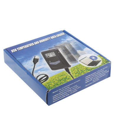 USB Temperature & Humidity Data Logger with Time / Date / Year