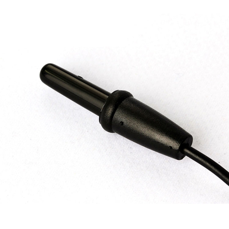 Indoor and Outdoor LCD Dual-Way Digital Thermometer with Clock(Black)