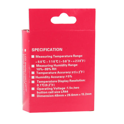 Mini LCD Indoor Digital Hygro Thermometer
