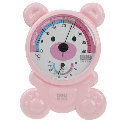 Kid Room Thermo-Hygrometer with Holder,