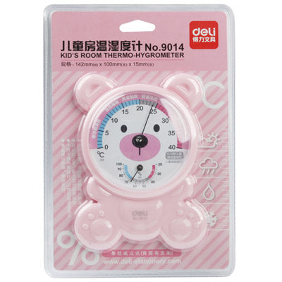 Kid Room Thermo-Hygrometer with Holder,