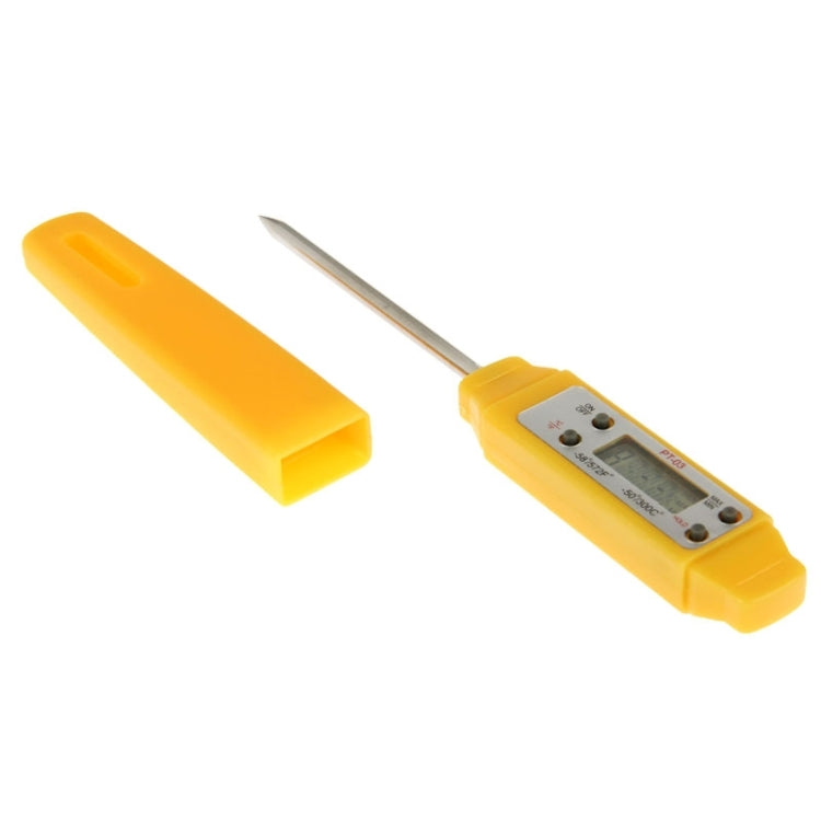 LCD Digital Food Thermometer, Temperature Ranger: -50 to 300 Degree Celsius(Yellow)