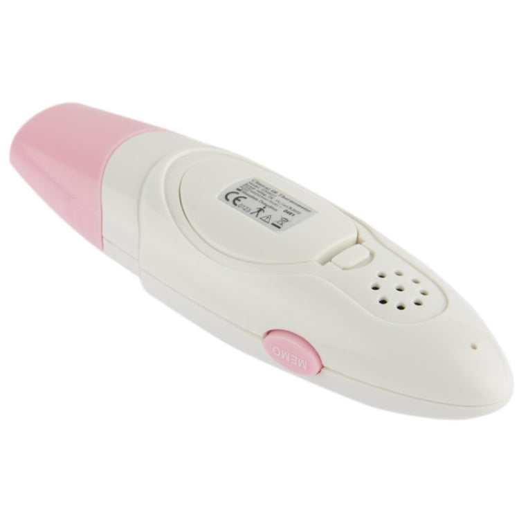 Talking Clinical Forehead Thermometer With Clock and Calendar (DX6637)(Pink)