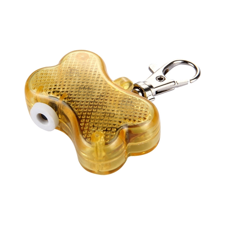 2 LED Bone Style Pet Safety Flash Pendant