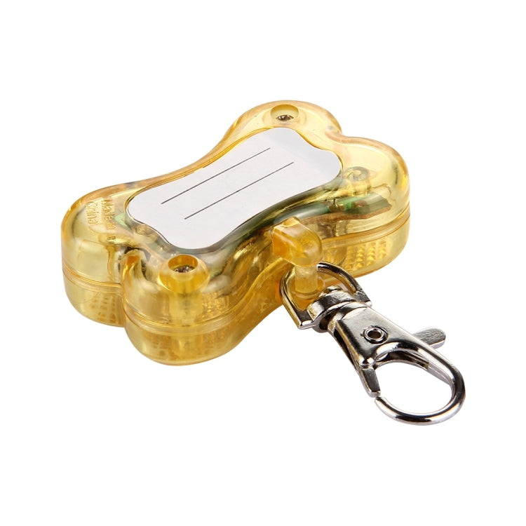 2 LED Bone Style Pet Safety Flash Pendant