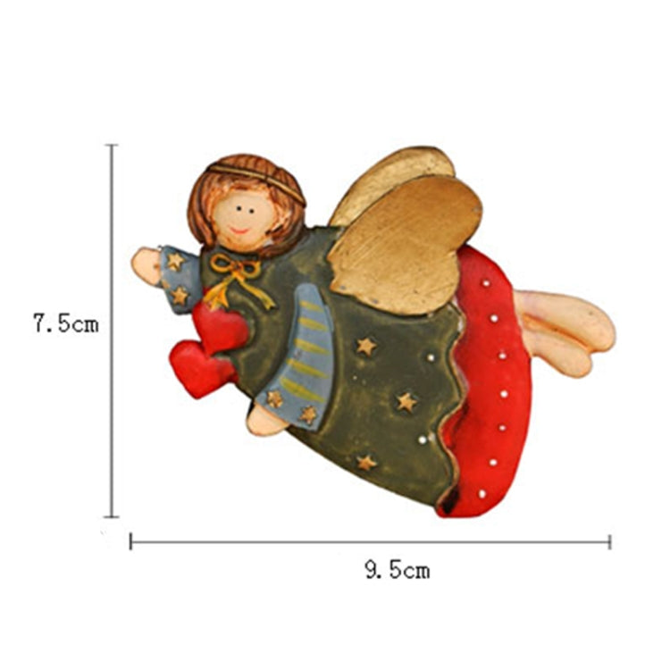 European Countryside Style Angel Fridge Magnet Cartoon Hare Resin Magnet (4pcs in One Packaging, The Price is for 4pcs)