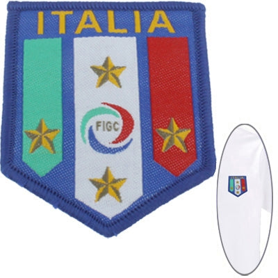 Italian flag style of Personalized Clothing Fabric Patch Attached