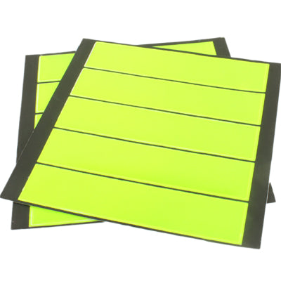 Long Strips Pattern Reflective PVC Stickers (10-Piece Pack)