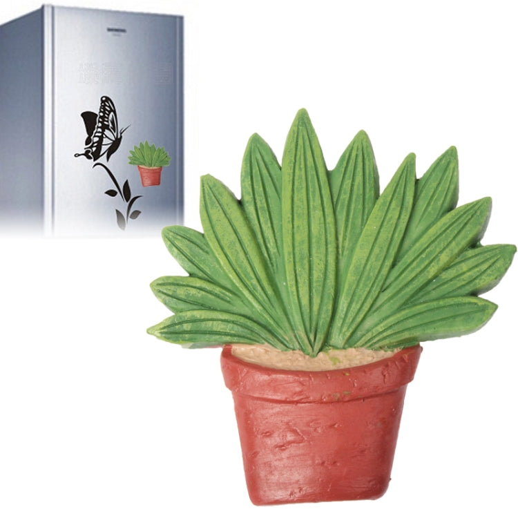 Lifelike Potted Plants Shape Fridge Magnet