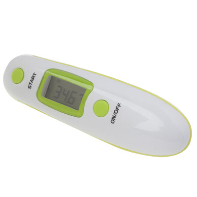 Infrared Ear thermometer with Holder(Yellow Green)