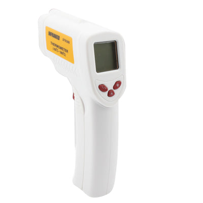 Infrared Thermometer, Temperature Range: -50 - 380 Degrees Celsius(White)