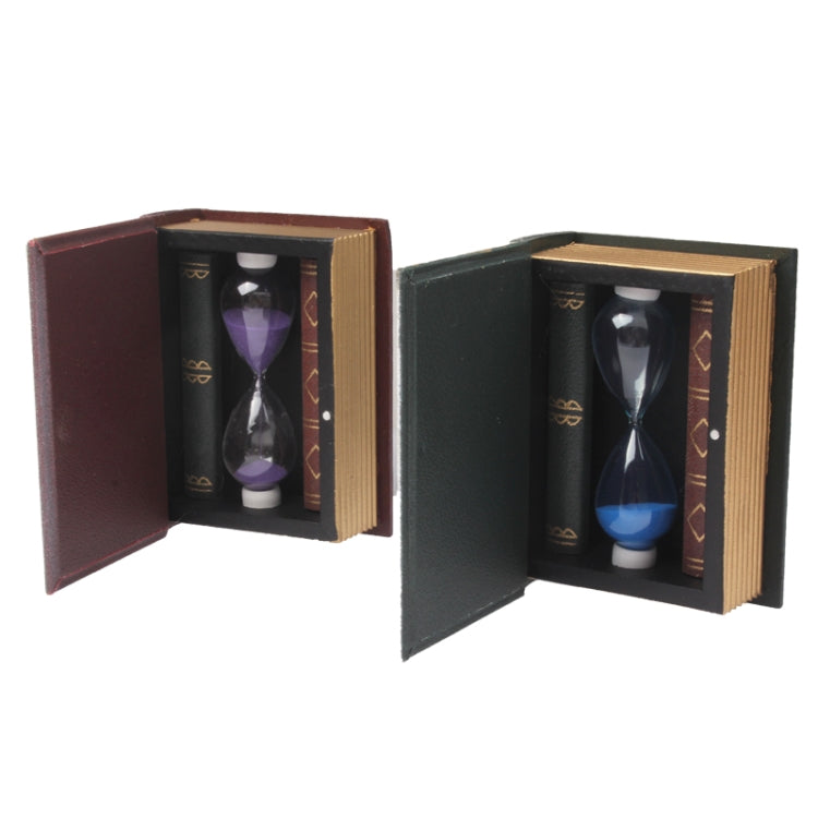 Book Memory Wooden Hourglass (Random Color Delivery)