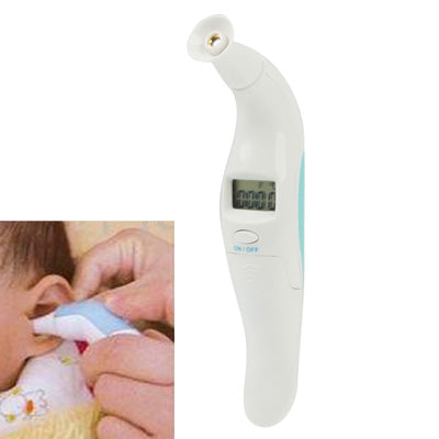 3.5 Digits LCD Display Infrared Ear Thermometer, Display Range: 5℃-35℃ (HT-01)(White)