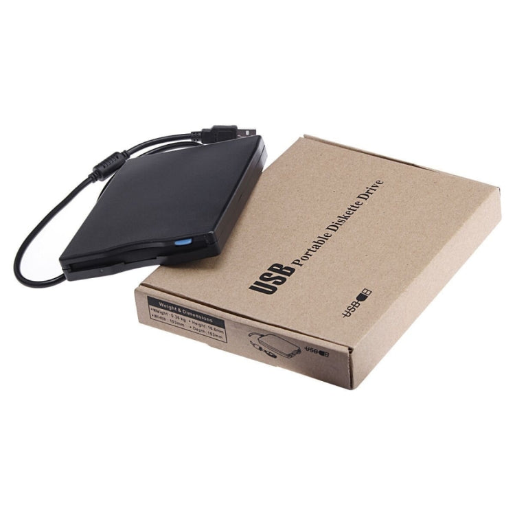 USB Portable Diskette Drive, USB External Floppy Drive(Black)