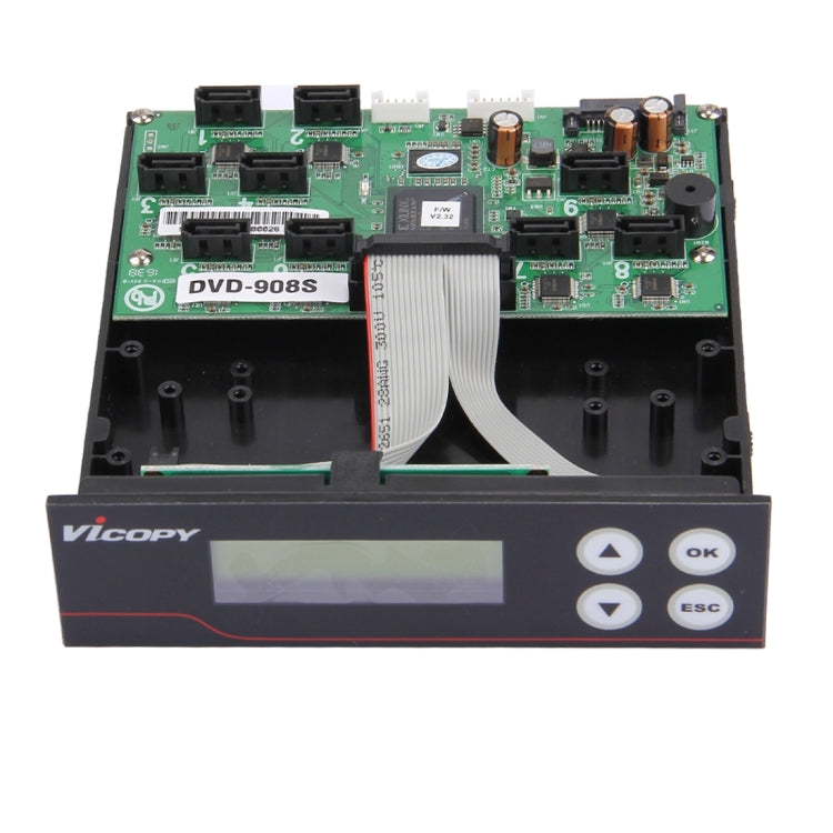 DVD-908S 1 to 7 Targets SATA Blu-ray DVD Duplicator Controller